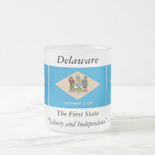 Tasse Givré Drapeau d'état du Delaware