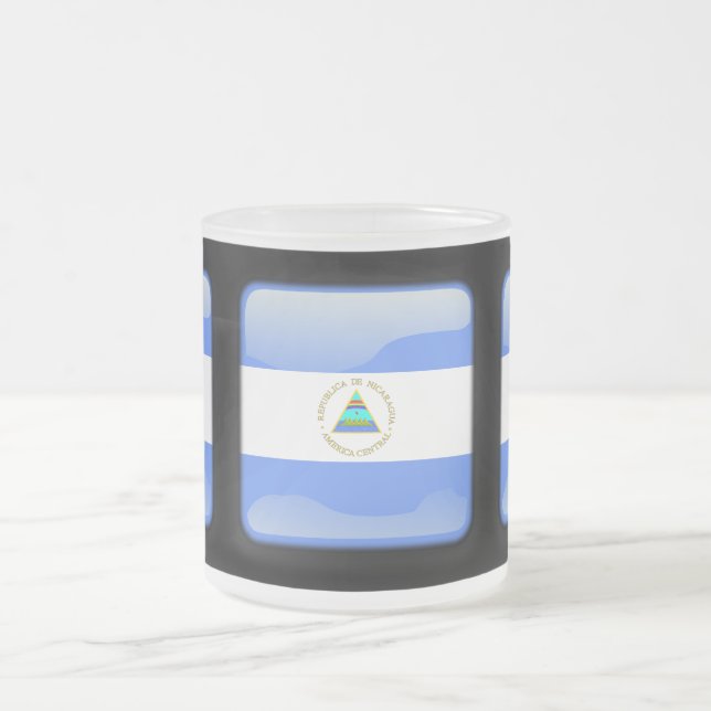 Tasse Givré Drapeau du Nicaragua (Centre)