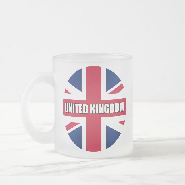 Tasse Givré Drapeau du Royaume-Uni (Gauche)
