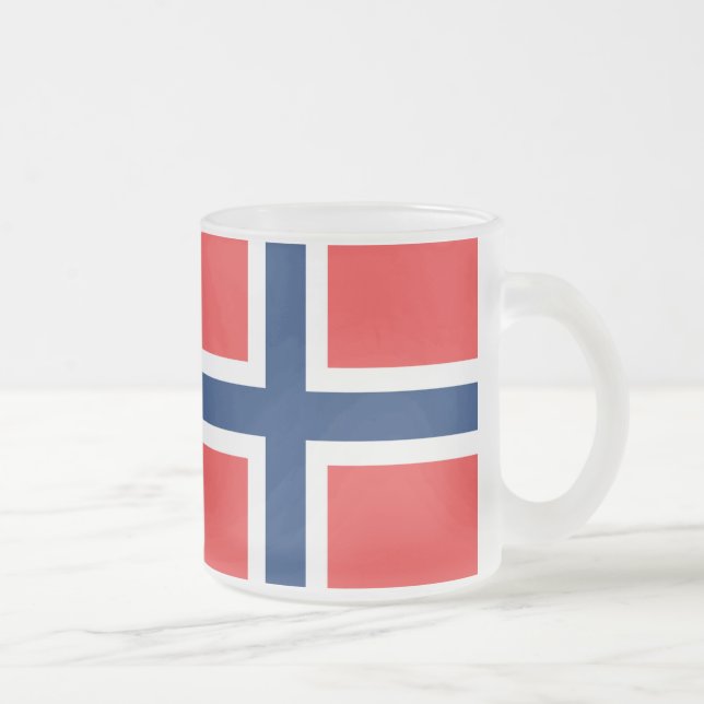 Tasse Givré Drapeau norvégien (Droit)