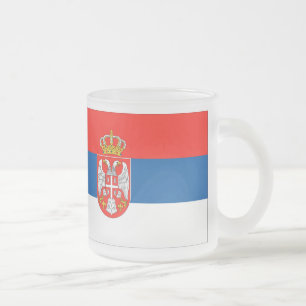 Tasse Givré Drapeau serbe