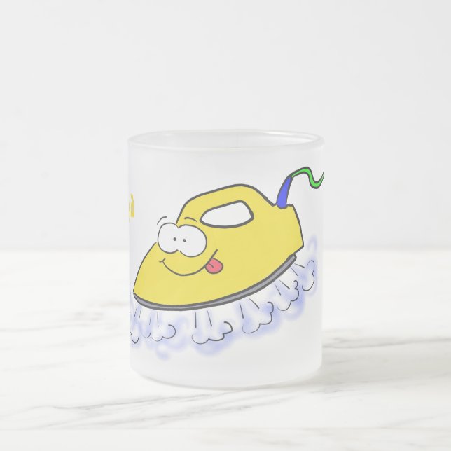 Tasse Givré Drôle dessin animé linge de fer (Centre)