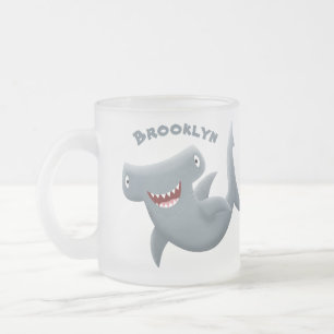 Tasse Givré Drôle mignon requin marteau dessin animé