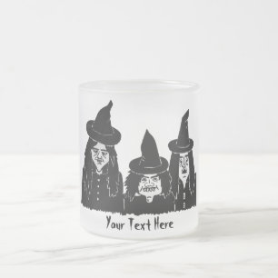 Tasse Givré drôle sorcières noires effrayant halloween éffraya