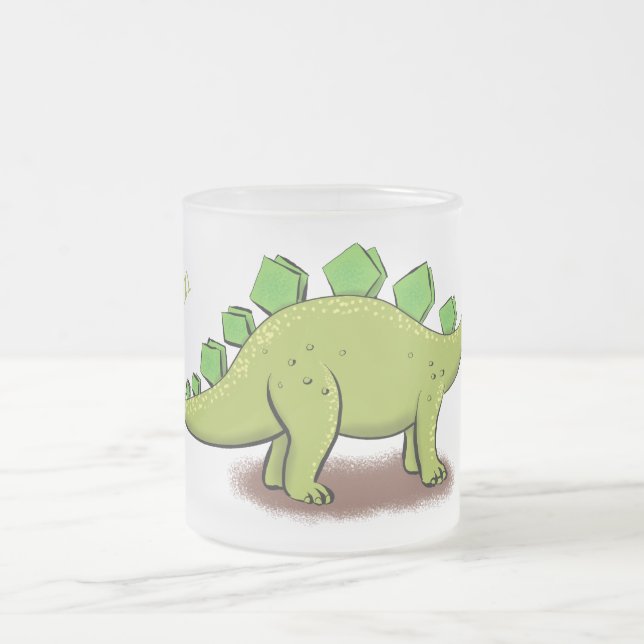 Tasse Givré Drôle stegosaurus dinosaure dessin animé (Centre)