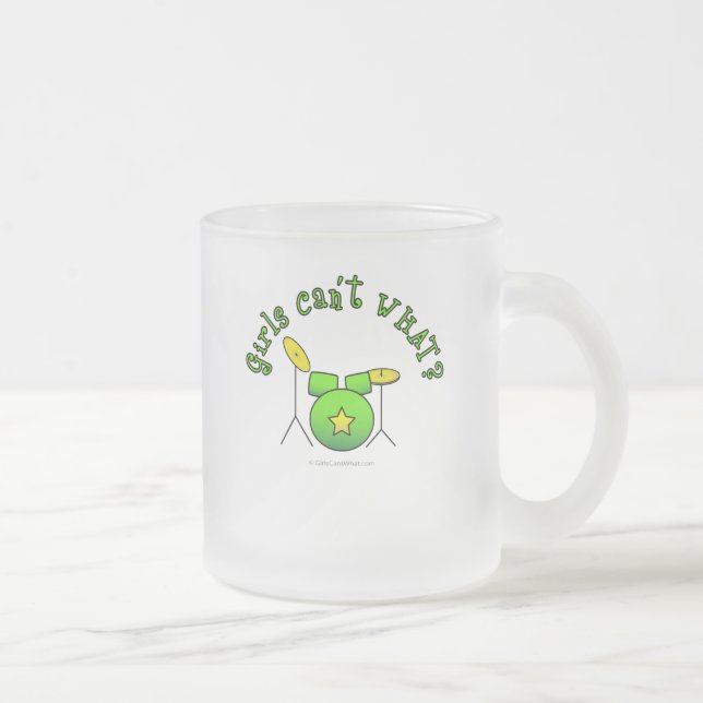 Tasse Givré Drumset - Vert (Droit)