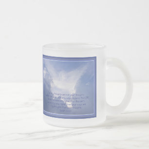 Tasse Givré Écriture, Ésaïe 55:8,9, Mes voies sont supérieures