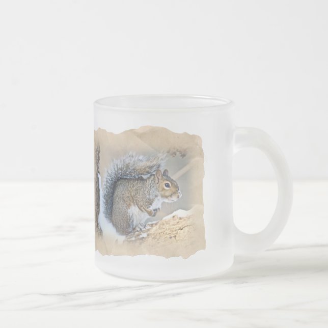 Tasse Givré Écureuil gris de l'Est - Sciurus carolinensis (Droit)