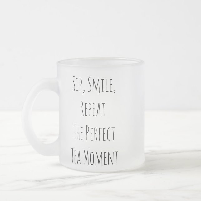 Tasse Givré Effacer la boue de verre de 10 oz (Gauche)