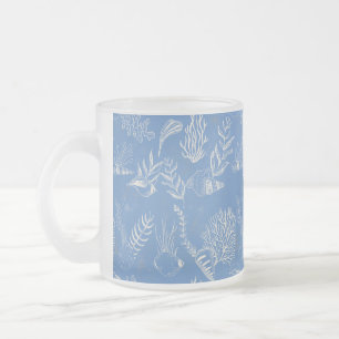 Tasse Givré Elégant océane bleu toile