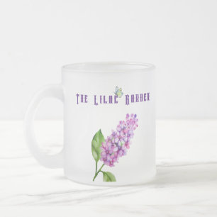 Tasse Givré Élégante branche lilas aquarelle