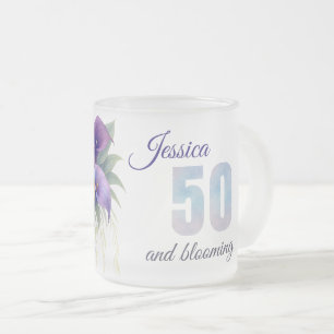 Tasse Givré Elégante Calla Lily 50e anniversaire Jalon