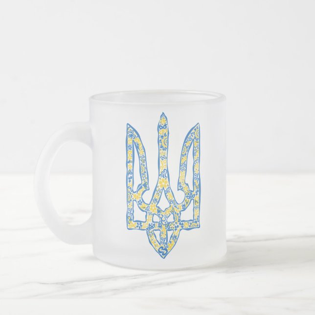 Tasse Givré Emblème national de l'Ukraine (Gauche)