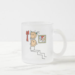 Tasse Givré En attente des T-shirts et cadeaux Père Noël