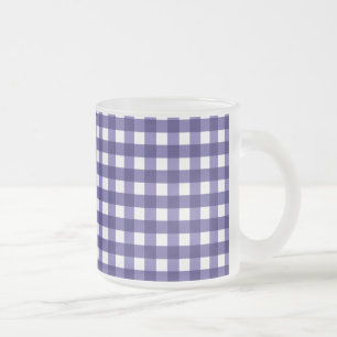 Tasse Givré En vichy bleu marine