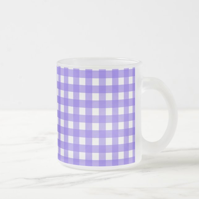 Tasse Givré En vichy périphérique et blanc (Droit)