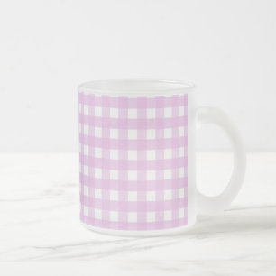 Tasse Givré En vichy rose pâle