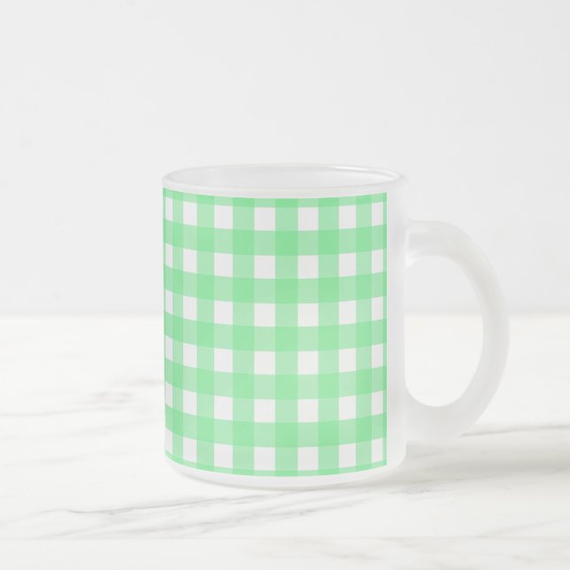 Tasse Givré En vichy verte (Droit)