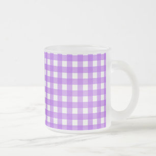 Tasse Givré En vichy violet brillant