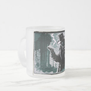Tasse Givré Enquêteur Urbain de Ville Crue Style Vintage 1940