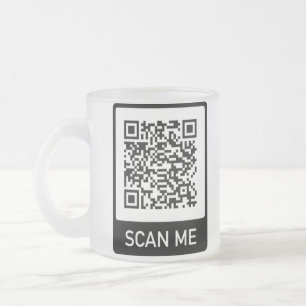 Tasse Givré Entreprise QR-Code personnalisée