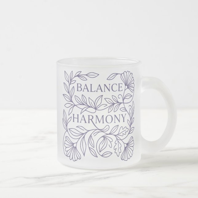 Tasse Givré Équilibre & Harmonie  (Droit)