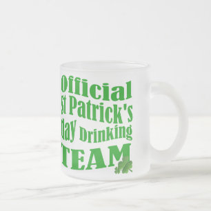 Tasse Givré Équipe officielle de la fête de St Patrick