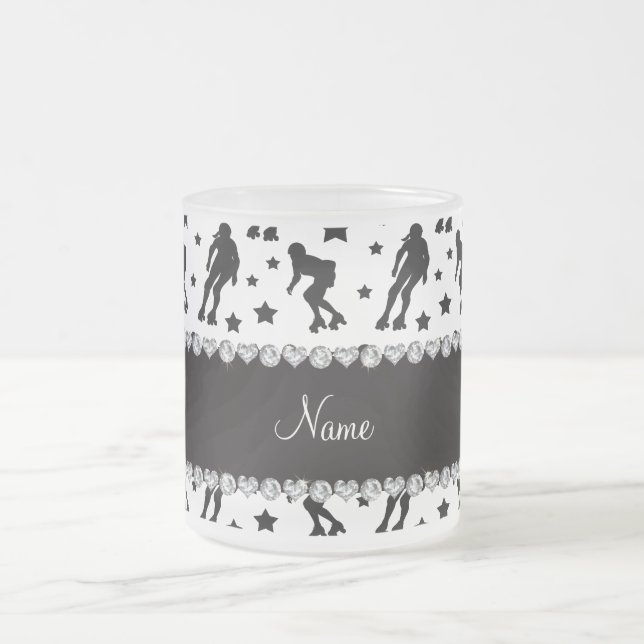 Tasse Givré Étoiles blanches nommées faites sur commande de (Centre)