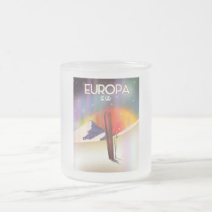 Tasse Givré Europa - Lune de Jupiter Art spatial.