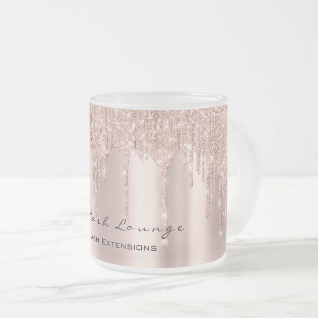 Tasse Givré Eyelash Extention Beauty Studio Rose Spark Maquill (Devant droit)
