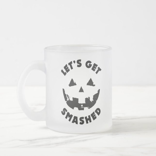 Tasse Givré Faisons tomber - Citation d'Halloween (Gauche)