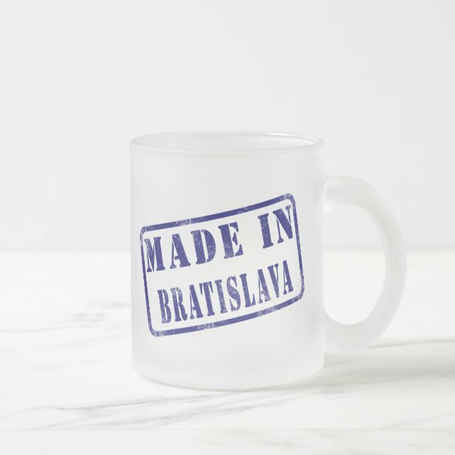 Tasse Givré Fait à Bratislava (Droit)