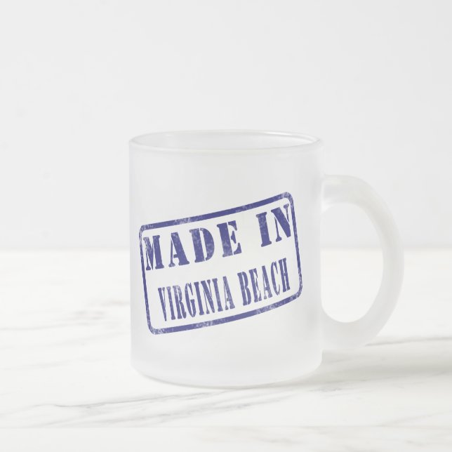 Tasse Givré Fait dans Virginia Beach (Droit)