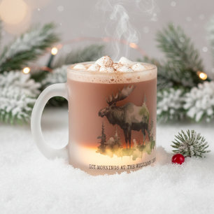 Tasse Givré Famille givré Lodge hivernal personnalisé