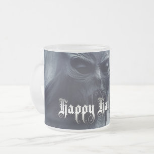 Tasse Givré Fantôme noir dans un paysage infernal - Halloween