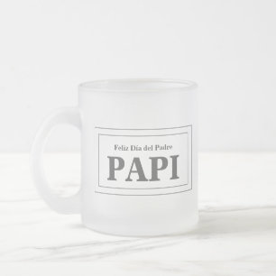 Tasse Givré Feliz día del Padre. Esta cerveza es de PAPI