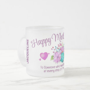 Tasse Givré Fête de la MÈRE Monogramme