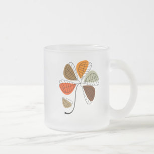 Tasse Givré Feuille d'automne Abstraite