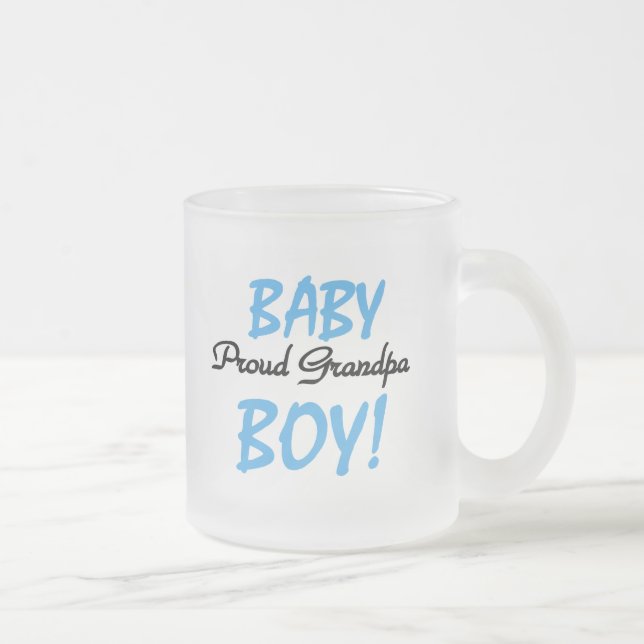 Tasse Givré Fier Grand-Père Baby Boy Tshirts et cadeaux (Droit)