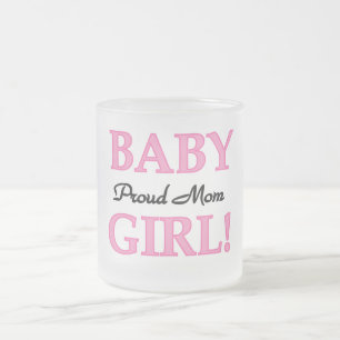 Tasse Givré Fier Maman Baby Girl Tshirts et cadeaux