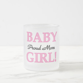 Tasse Givré Fier Maman Baby Girl Tshirts et cadeaux