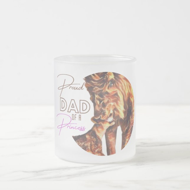 Tasse Givré Fier papa | Princesse (Centre)