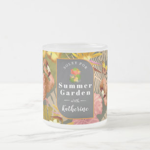Tasse Givré Flamant rose Garden gris foncé