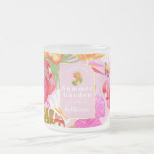 Tasse Givré Flamant rose Garden Rose
