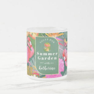 Tasse Givré Flamant rose Garden Vert foncé