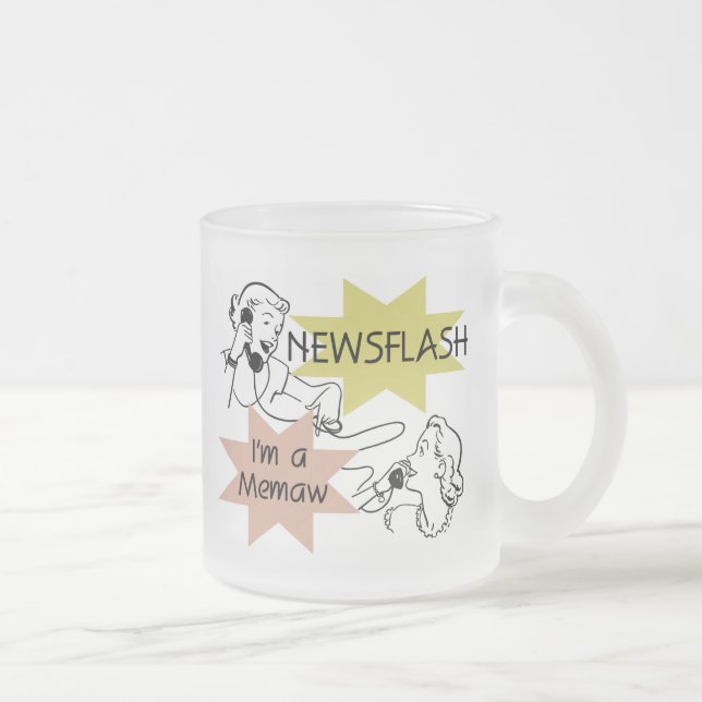 Tasse Givré Flash d'information je suis des T-shirts et des (Droit)