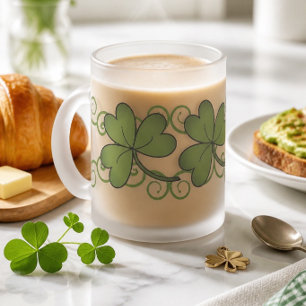 Tasse Givré Flèche et Shamrock époustouflante