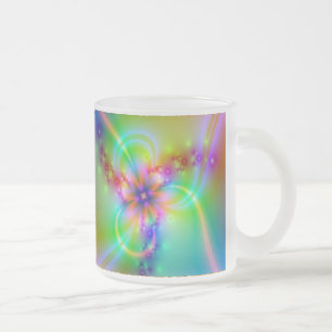 Tasse Givré Fleur colorée avec des rubans