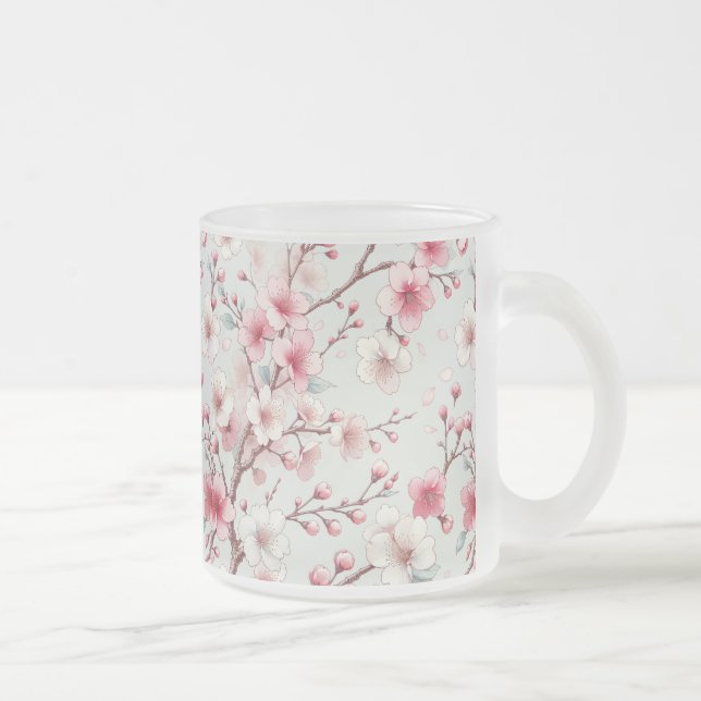 Tasse Givré Fleur de cerise (Droit)
