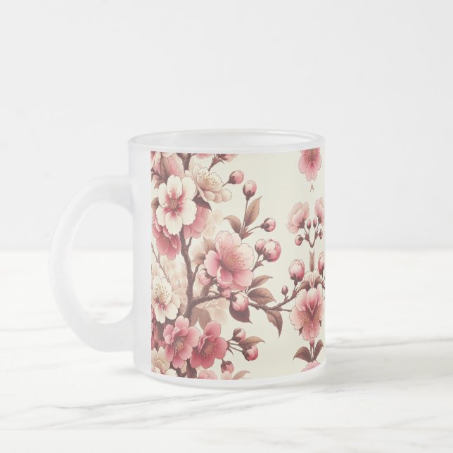 Tasse Givré Fleur de cerise (Gauche)